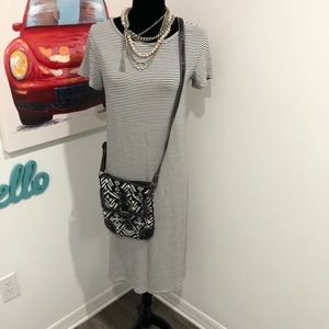 Old Navy Black & White Tshirt Dress